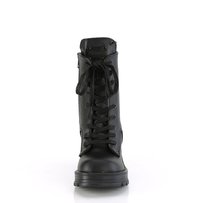 DemoniaCult  Ankle Boots BRATTY-50 Blk Vegan Leather