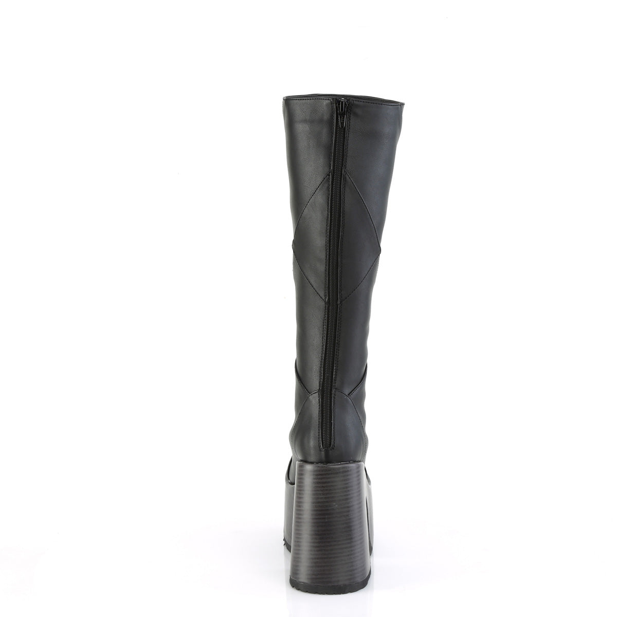 DemoniaCult  Boots CAMEL-280 Blk Vegan Leather