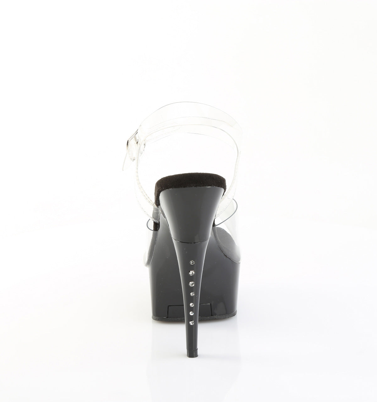 Pleaser Women's Platform Shoes CAPTIVA-608 Clr/Blk