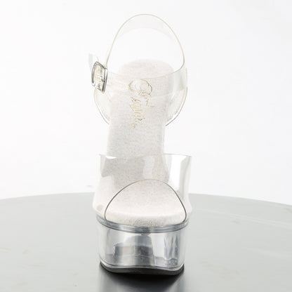 Pleaser Sandales pour femmes CAPTIVA-608 CLR / CLR