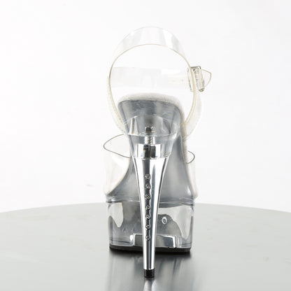 Pleaser Sandales pour femmes CAPTIVA-608 CLR / CLR