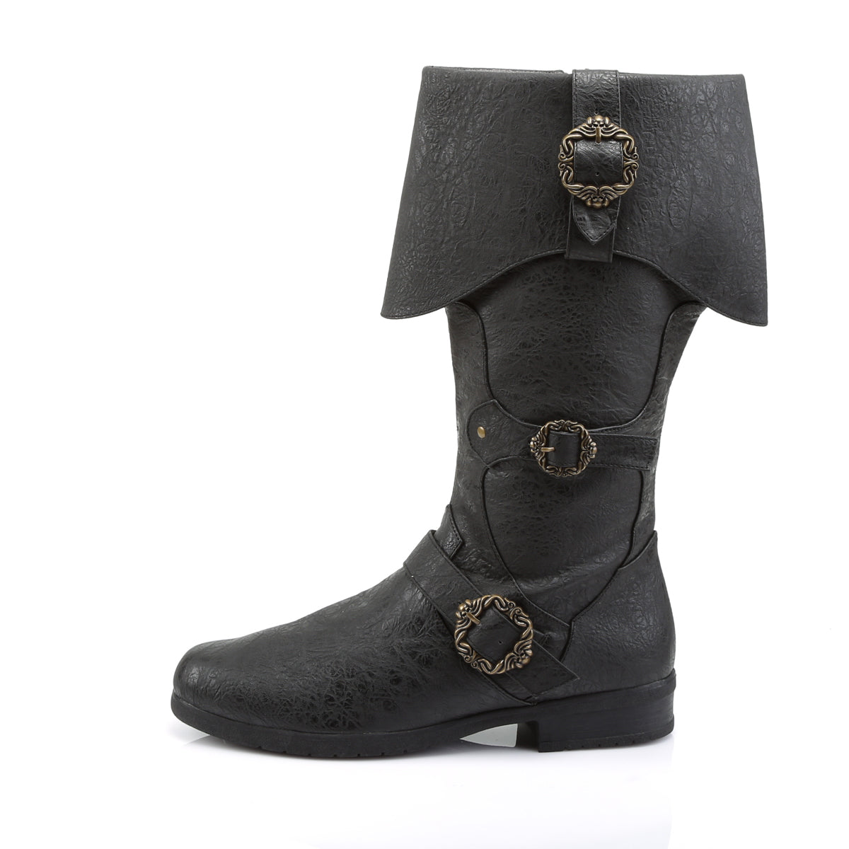 Funtasma Bottes pour hommes CARRIBEAN-299 BLK PU en détresse