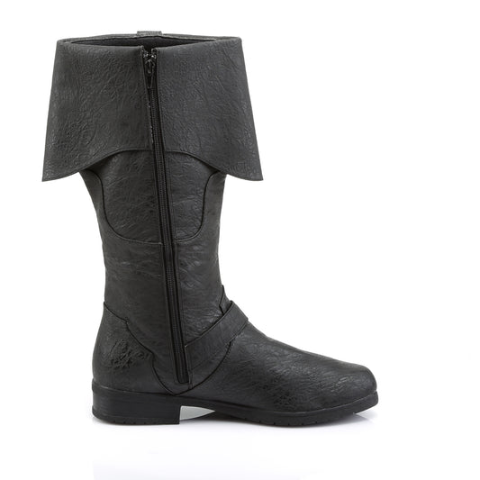 Funtasma Bottes pour hommes CARRIBEAN-299 BLK PU en détresse