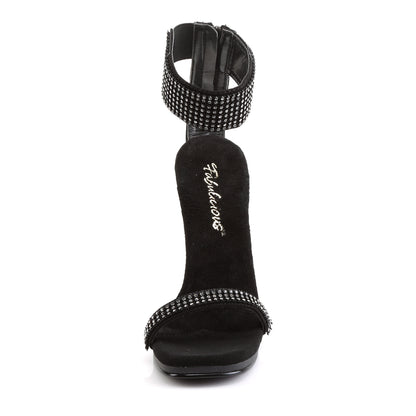 Fabulicious Sandales pour femmes CHIC-40 blk nubuck pu / blk