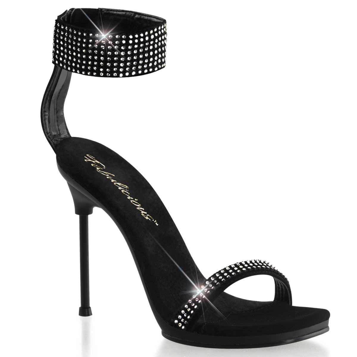 Fabulicious Sandales pour femmes CHIC-40 blk nubuck pu / blk