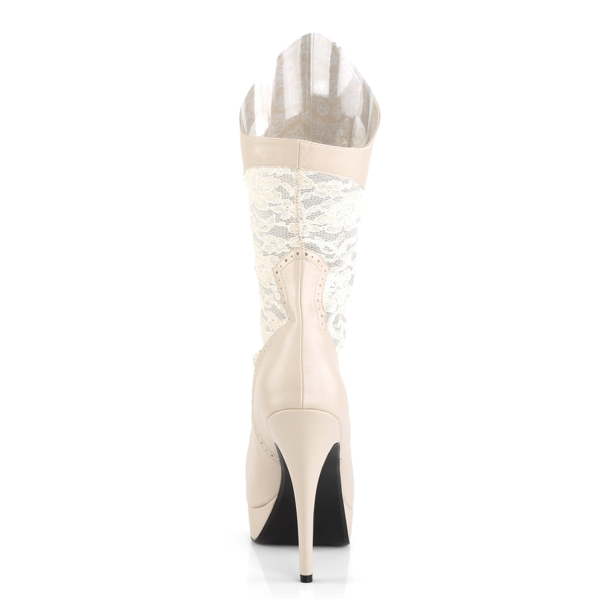 Pleaser Pink Label Pompes pour femmes CHLOE-115 cuir fausse crème