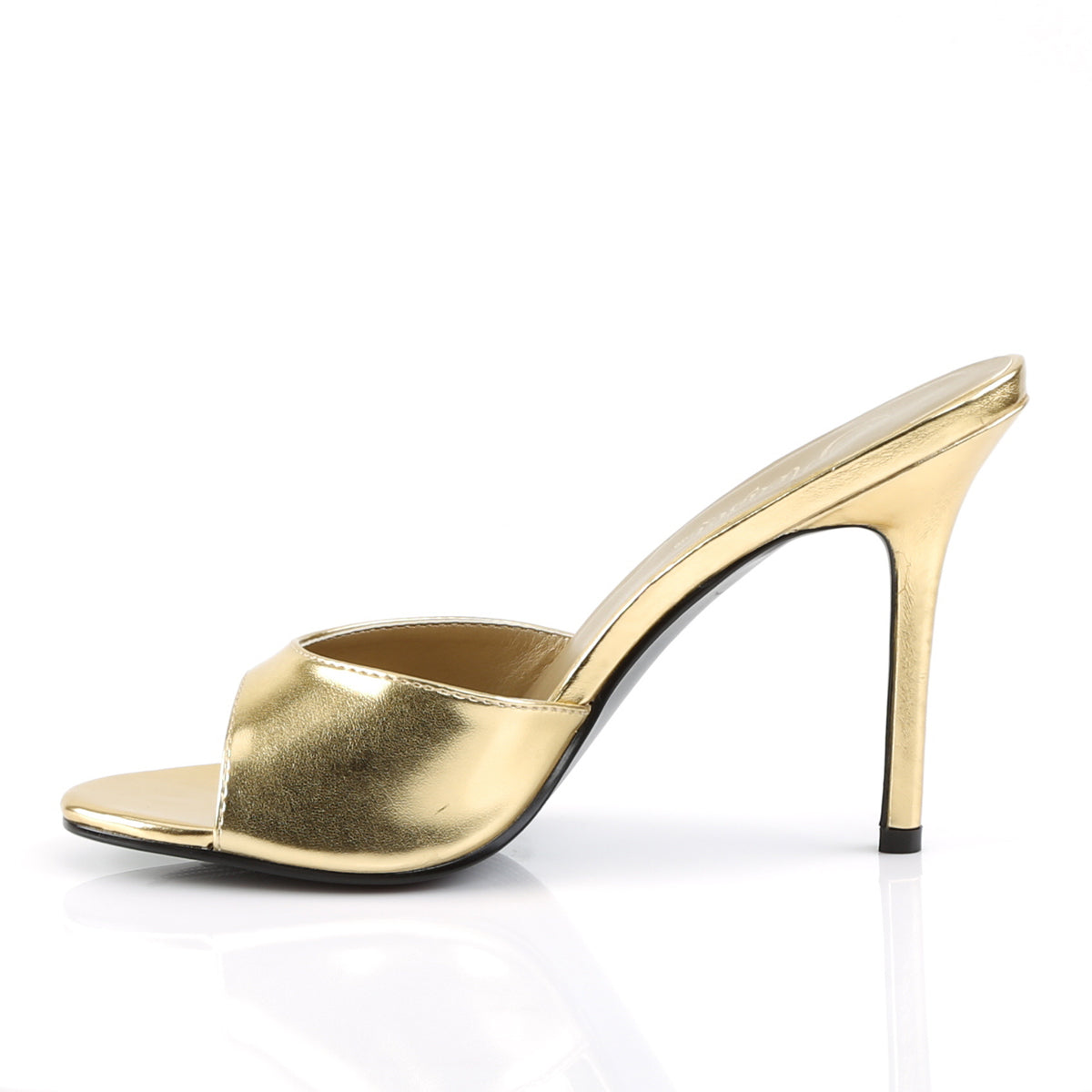 Pleaser Pompes pour femmes CLASSIQUE-01 PU métallique en or