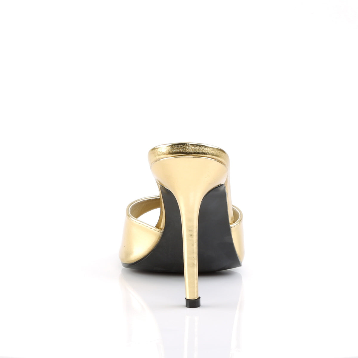 Pleaser Pompes pour femmes CLASSIQUE-01 PU métallique en or