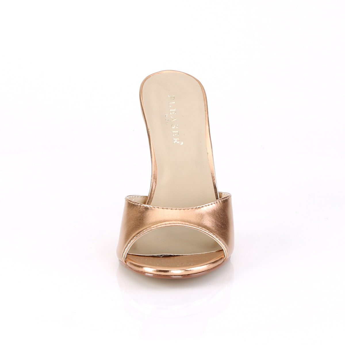 Pleaser Pompes pour femmes CLASSIQUE-01 PU métallique or rose