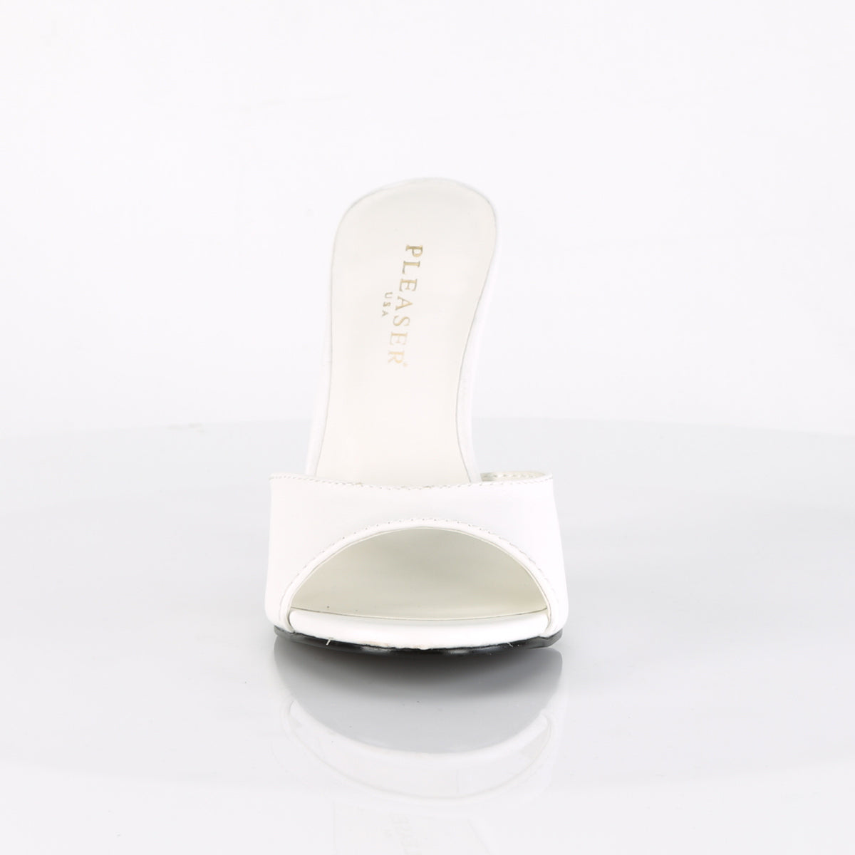 Pleaser Pompes pour femmes CLASSIQUE-01 wht kid pu