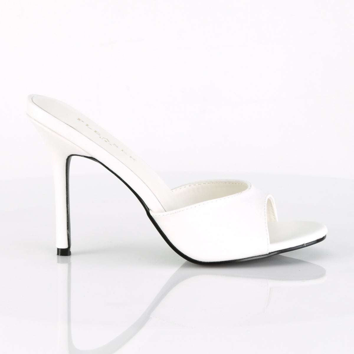 Pleaser Pompes pour femmes CLASSIQUE-01 wht kid pu