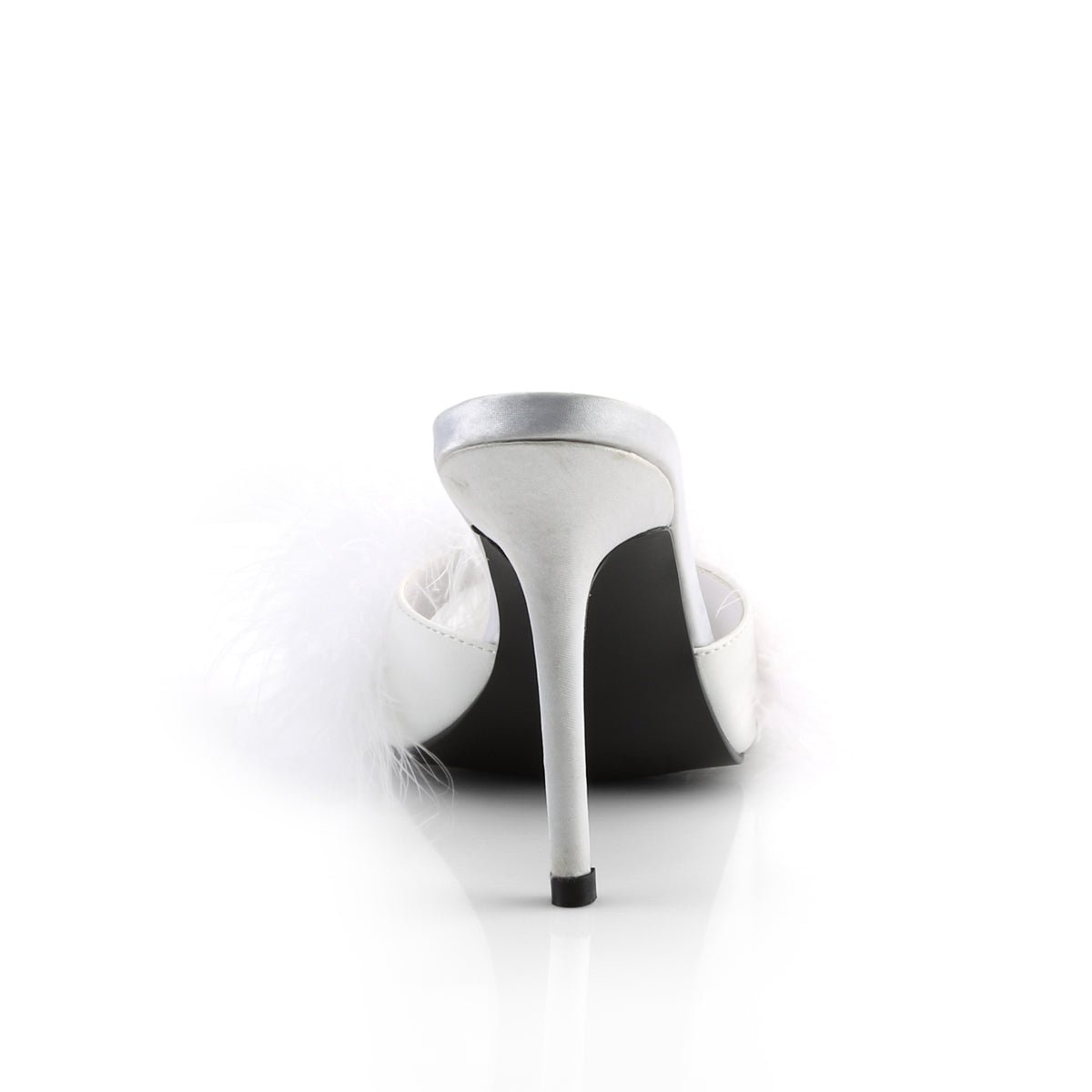 Fabulicious Sandales pour femmes CLASSIQUE-01f wht pu-fourrure
