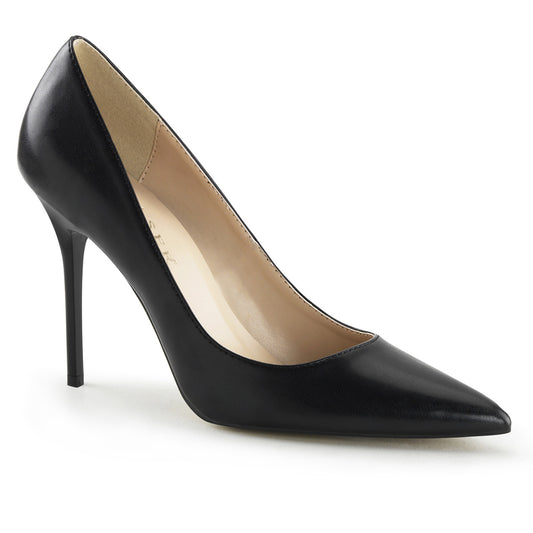 Pleaser Pompes pour femmes CLASSIQUE-20 blk kid pu