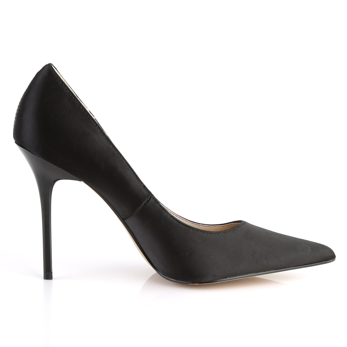 Pleaser Pompes pour femmes CLASSIQUE-20 blk satin