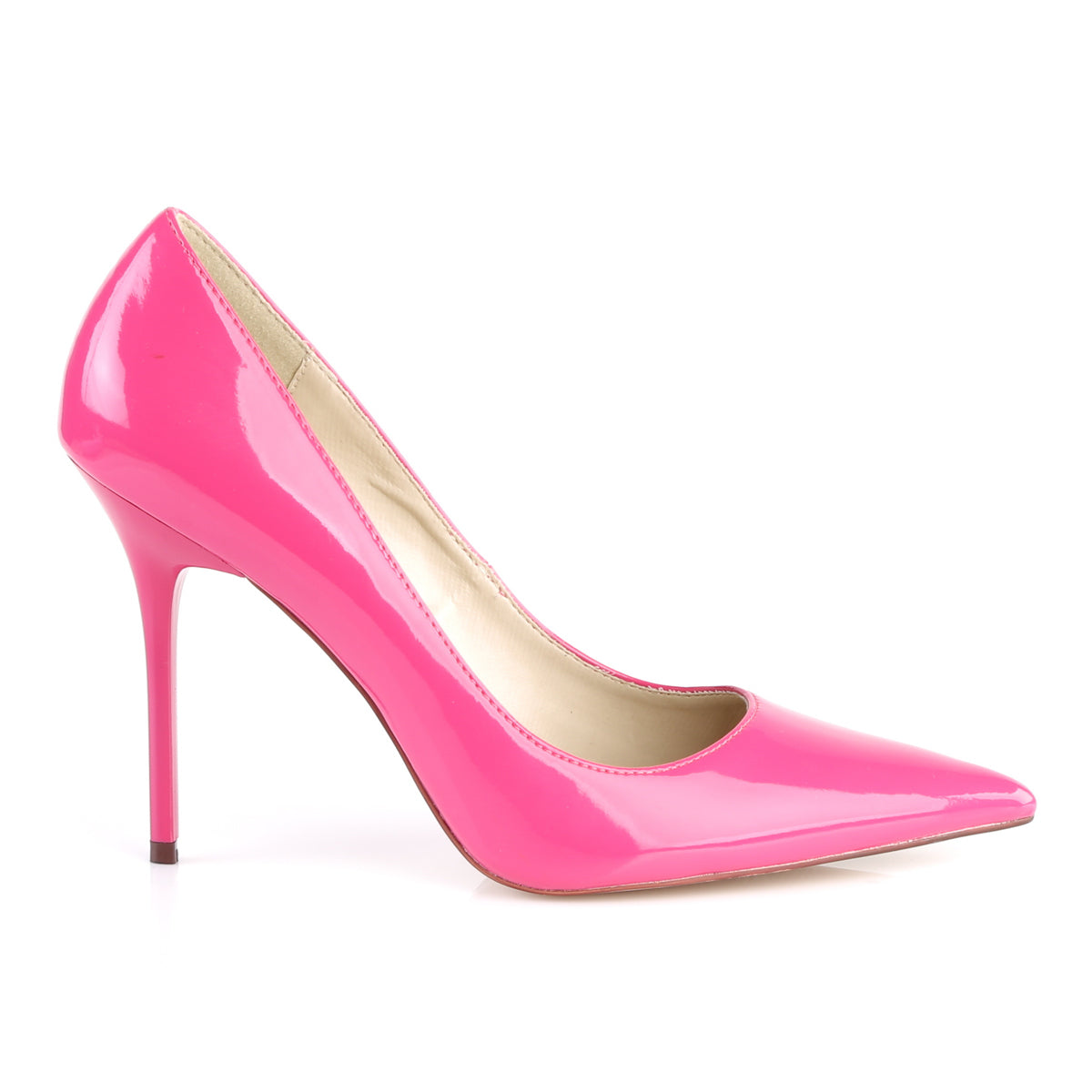 Pleaser Pompes pour femmes CLASSIQUE-20 H. Pat rose