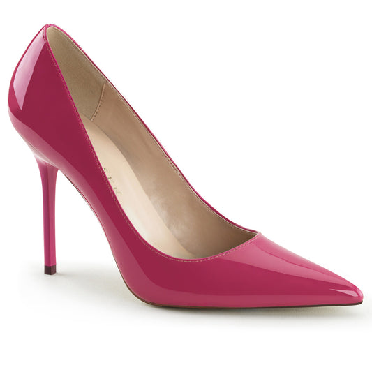 Pleaser Pompes pour femmes CLASSIQUE-20 H. Pat rose