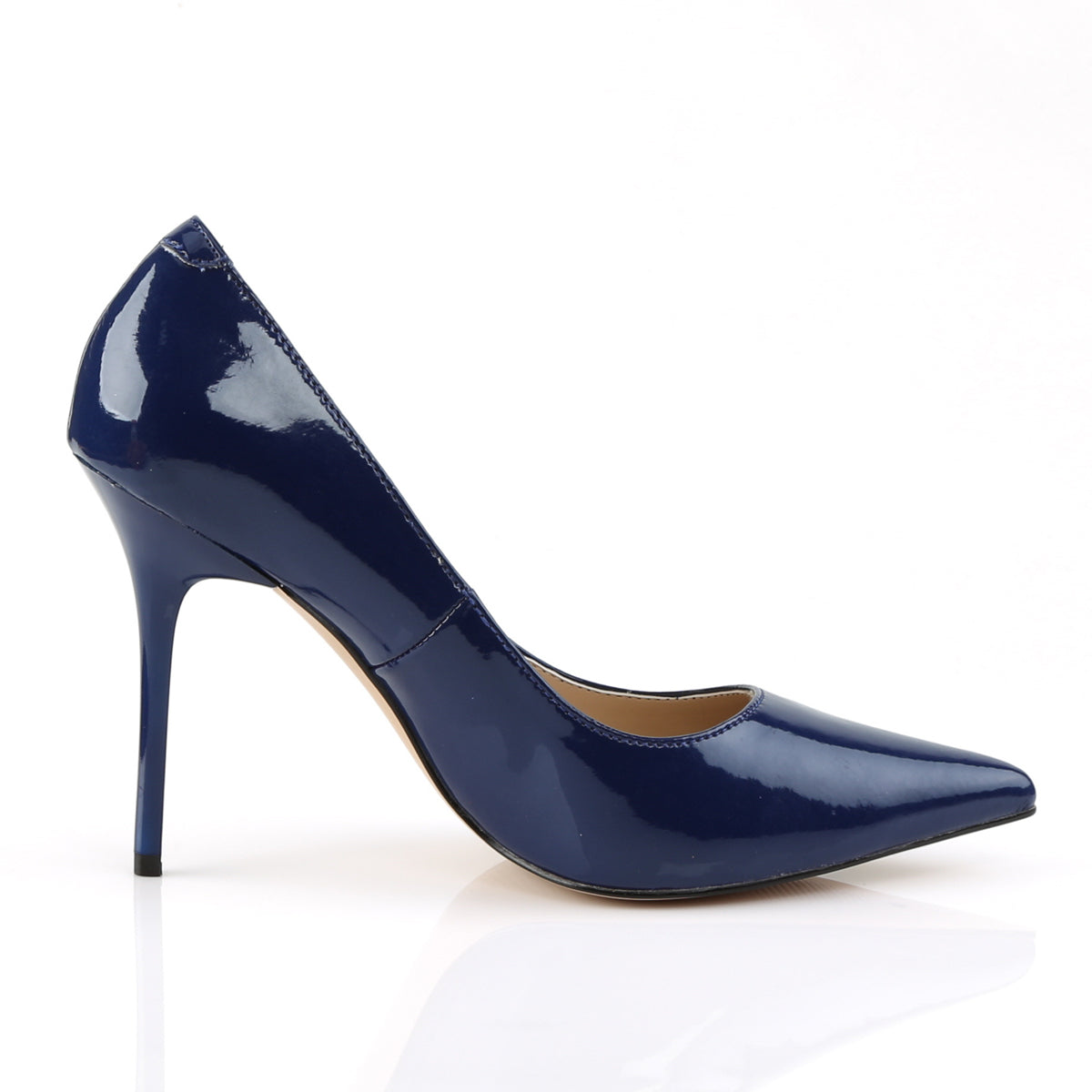 Pleaser Pompes pour femmes CLASSIQUE-20 bleu marine pat