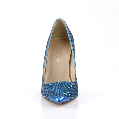 Pleaser Pompes pour femmes CLASSIQUETissu boiteux bleu marine bleu marine