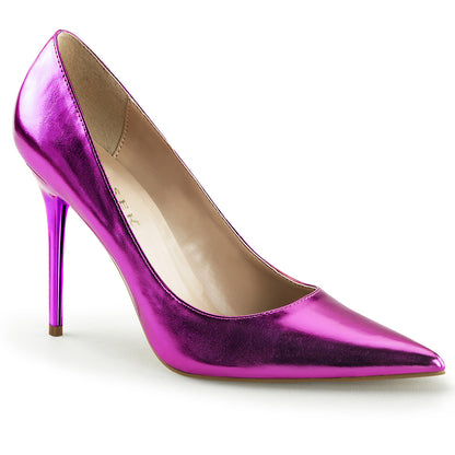 Pleaser Pompes pour femmes CLASSIQUE-20 orchidée PU métallique
