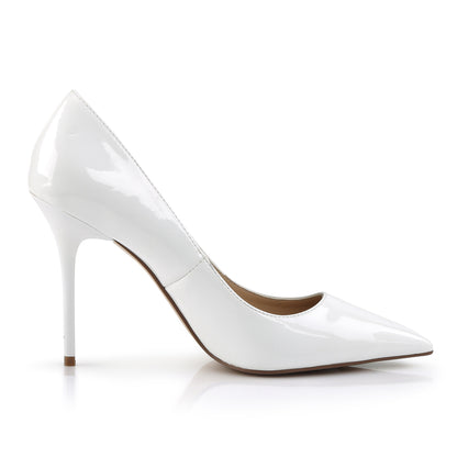 Pleaser Pompes pour femmes CLASSIQUE-20 wht pat