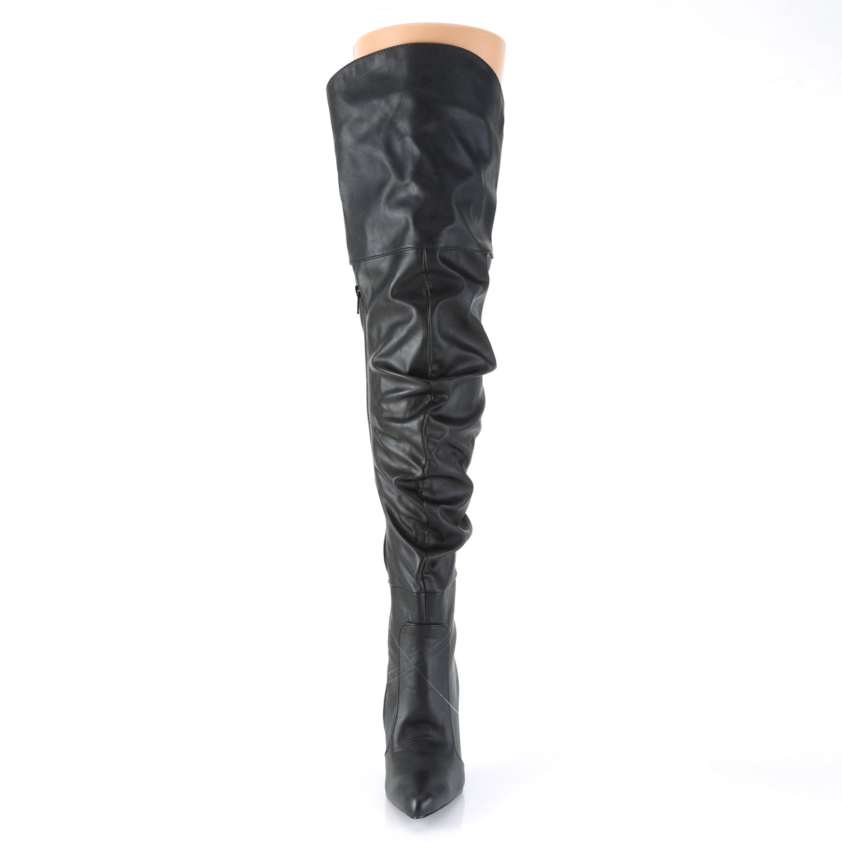 Pleaser Bottes pour femmes CLASSIQUE-3011 Blk Faux Cuir