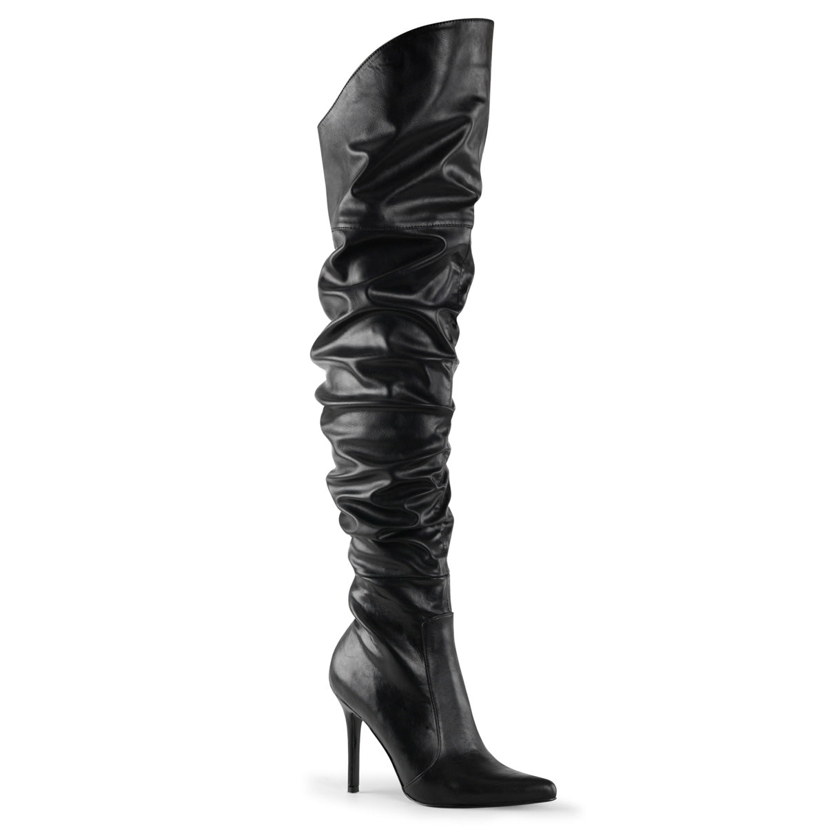 Pleaser Bottes pour femmes CLASSIQUE-3011 Blk Faux Cuir