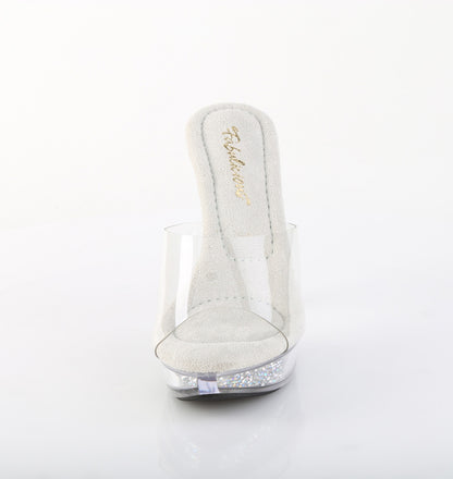 Fabulicious Women's Shoes COCKTAIL-501RSI Clr/Clr-Slv AB RS