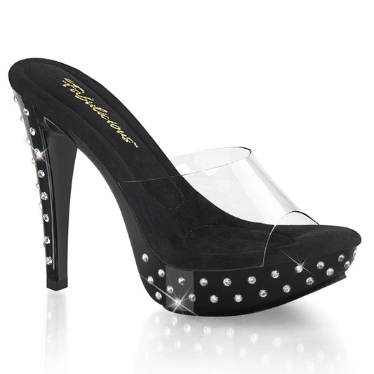Fabulicious Sandales pour femmes COCKTAIL-501sdt clr / blk