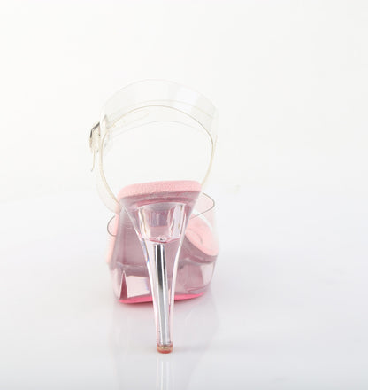 Fabulicious Women's Shoes COCKTAIL-508 Clr-B. Pink/B. Pink Tinted