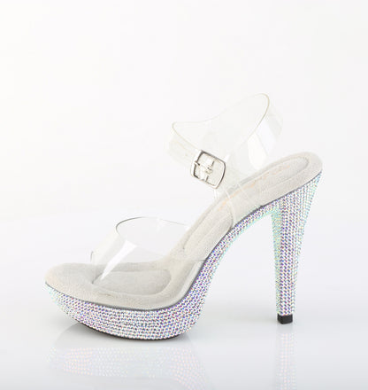 Fabulicious Women's Shoes COCKTAIL-508DM Clr/Slv Multi RS