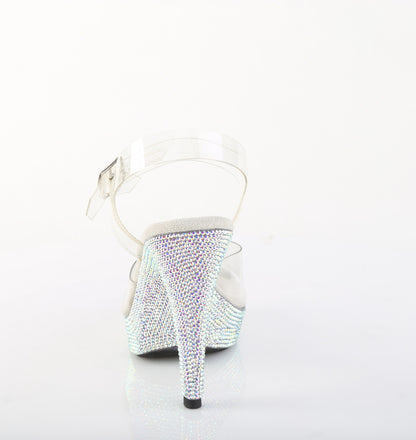 Fabulicious Women's Shoes COCKTAIL-508DM Clr/Slv Multi RS