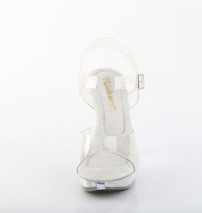 Fabulicious Women's Shoes COCKTAIL-508SRSI Clr/Clr-Slv RS