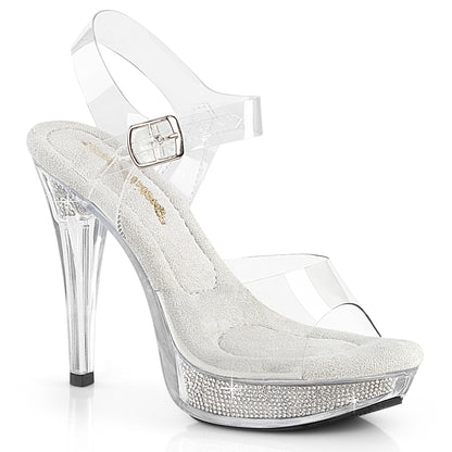 Fabulicious Women's Shoes COCKTAIL-508SRSI Clr/Clr-Slv RS