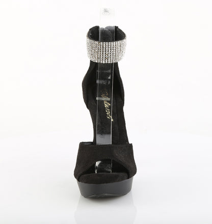 Fabulicious Women's Shoes COCKTAIL-525 Blk Faux Suede/Blk Matte