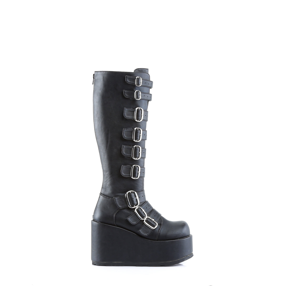 DemoniaCult Womens Boots CONCORD-108 Blk Vegan Leather