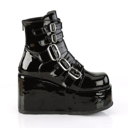 DemoniaCult Womens Ankle Boots CONCORD-57 Blk Pat