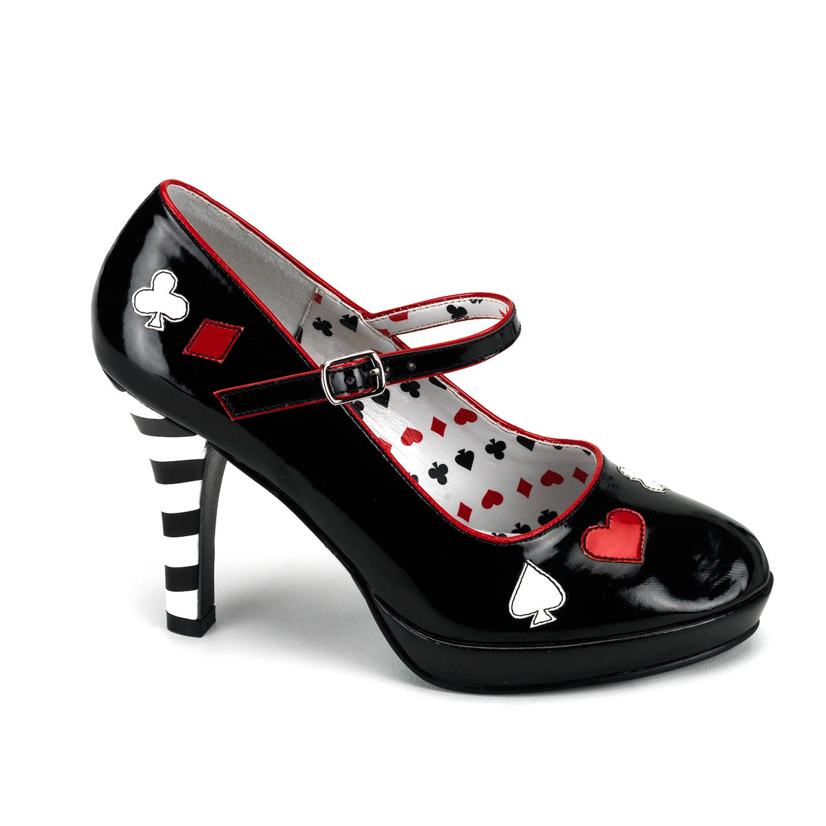 Funtasma Pompes pour femmes CONTESSA-57 blk pat