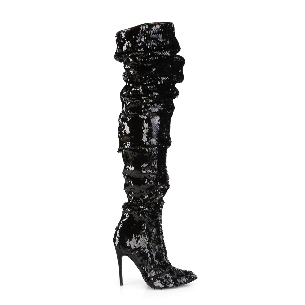 Pleaser Bottes pour femmes COURTLY-3011 paillettes blk