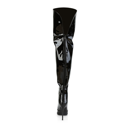 Pleaser Bottes pour femmes COURTLY-3012 BLK brevet