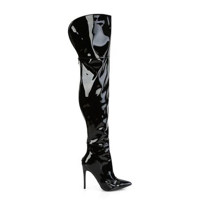 Pleaser Bottes pour femmes COURTLY-3012 BLK brevet