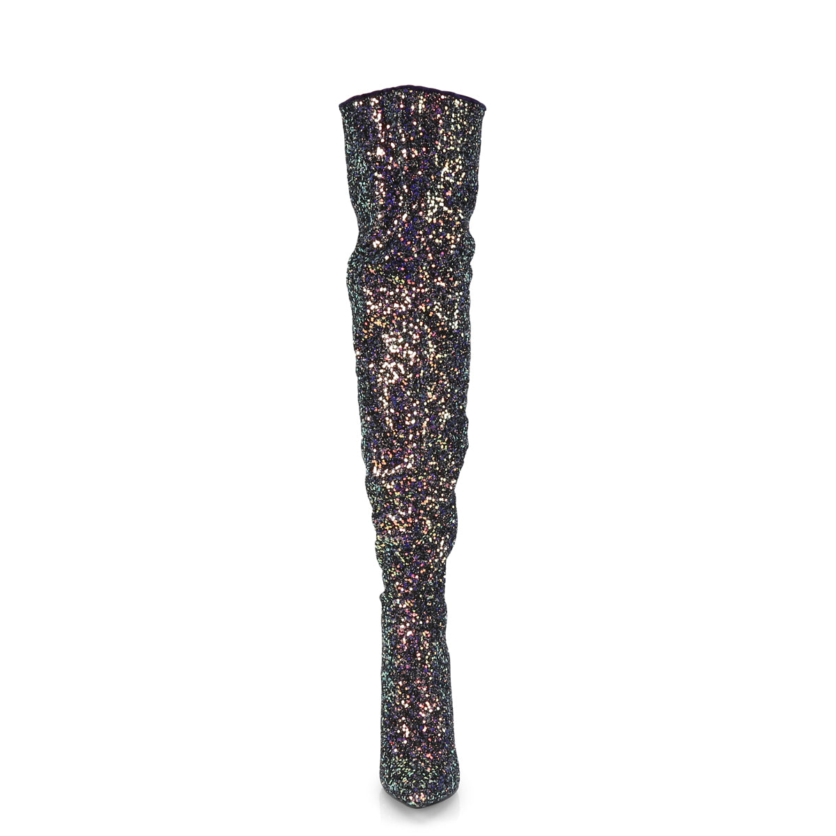 Pleaser Bottes pour femmes COURTLY-3015 Blk Multi Glitter