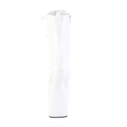 Pleaser Women's Platform Shoes CRAZE-1040 Wht Pat/Wht