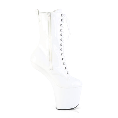 Pleaser Women's Platform Shoes CRAZE-1040 Wht Pat/Wht