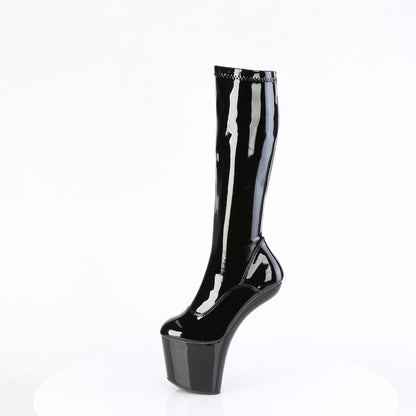 Pleaser  Bottes CRAZE-2000 Blk Str. Pat / blk