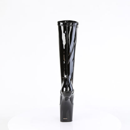 Pleaser  Bottes CRAZE-2000 Blk Str. Pat / blk