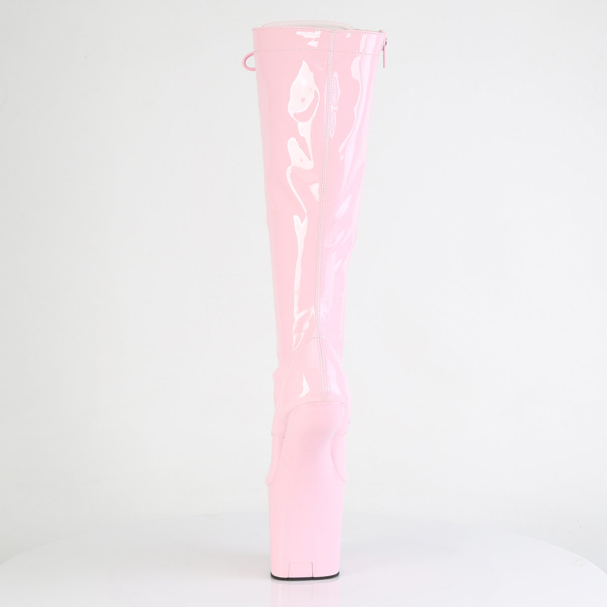 Pleaser Women's Platform Shoes CRAZE-2023 B. Pink Str. Pat/B. Pink
