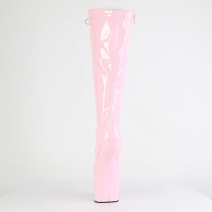 Pleaser Women's Platform Shoes CRAZE-2023 B. Pink Str. Pat/B. Pink