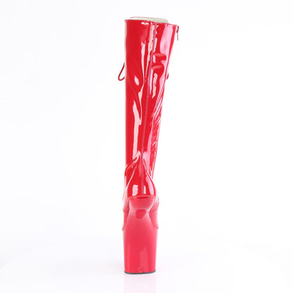 Pleaser  Boots CRAZE-2023 Red Str. Pat/Red