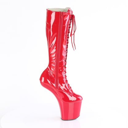 Pleaser  Boots CRAZE-2023 Red Str. Pat/Red
