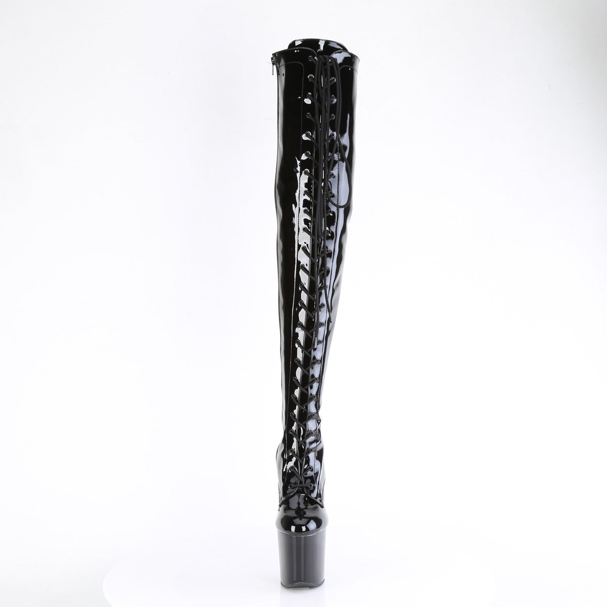 Pleaser  Bottes CRAZE-3023 BLK PAT / BLK